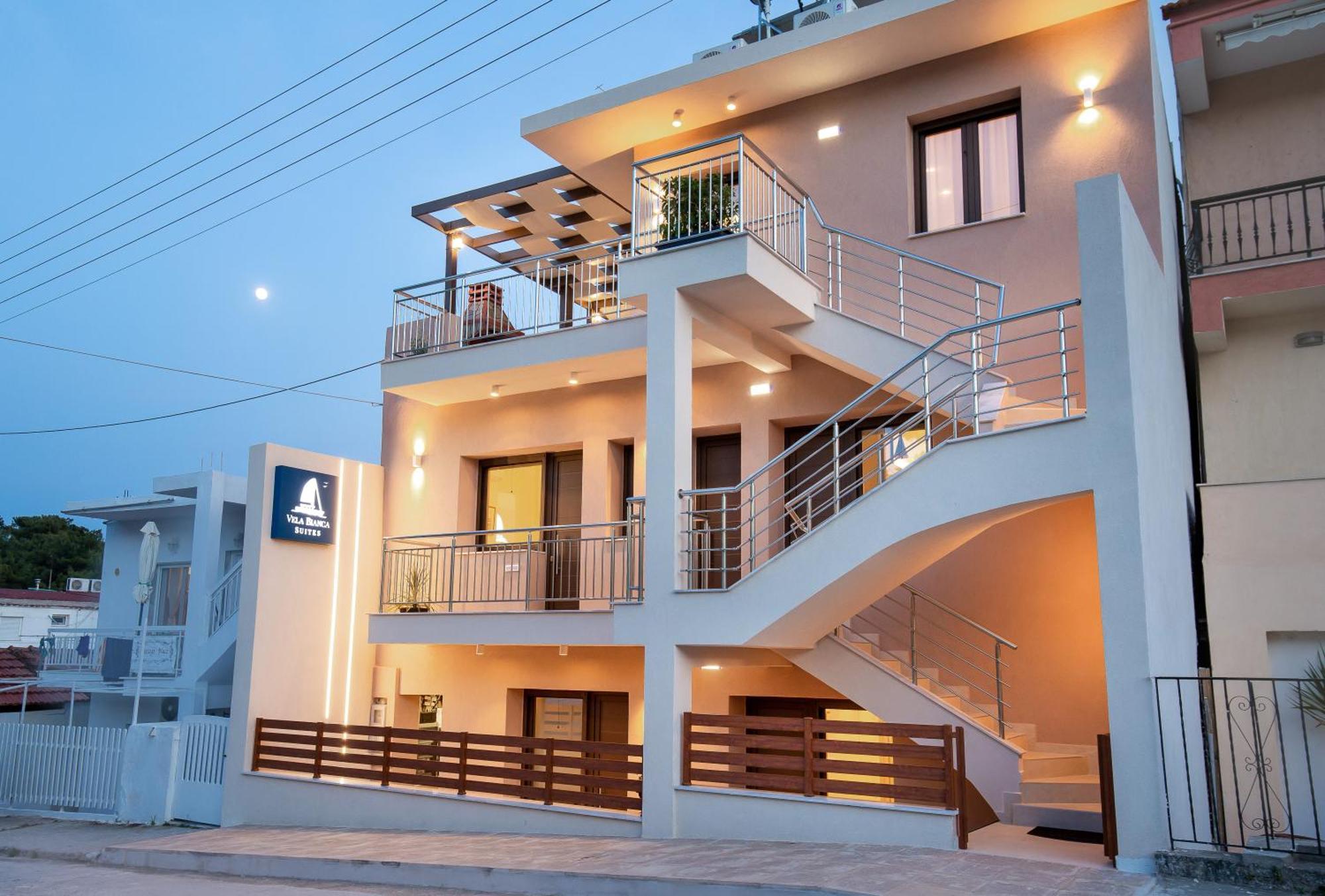 Vela Bianca Suites Limenaria  Exterior foto