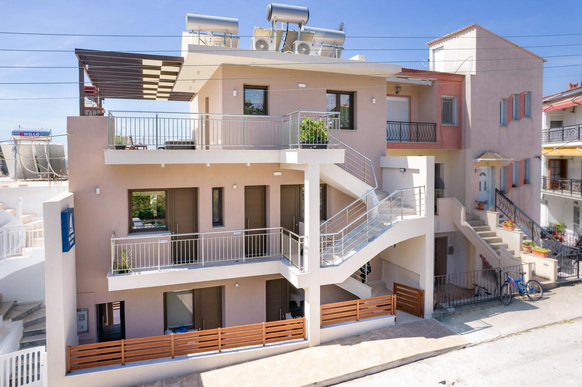 Vela Bianca Suites Limenaria  Exterior foto