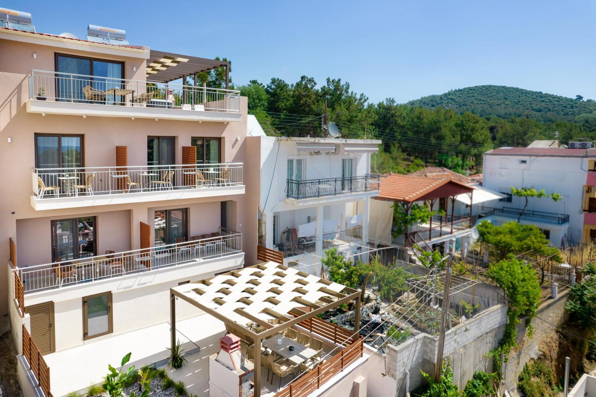 Vela Bianca Suites Limenaria  Exterior foto